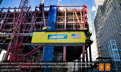 SUBWAY&#174; restaurant at One World Trade Center